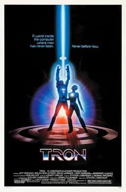 TRON (1982) poster