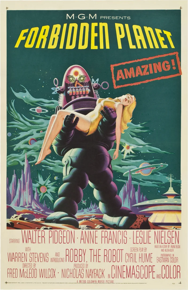 Forbidden Planet (1956) poster